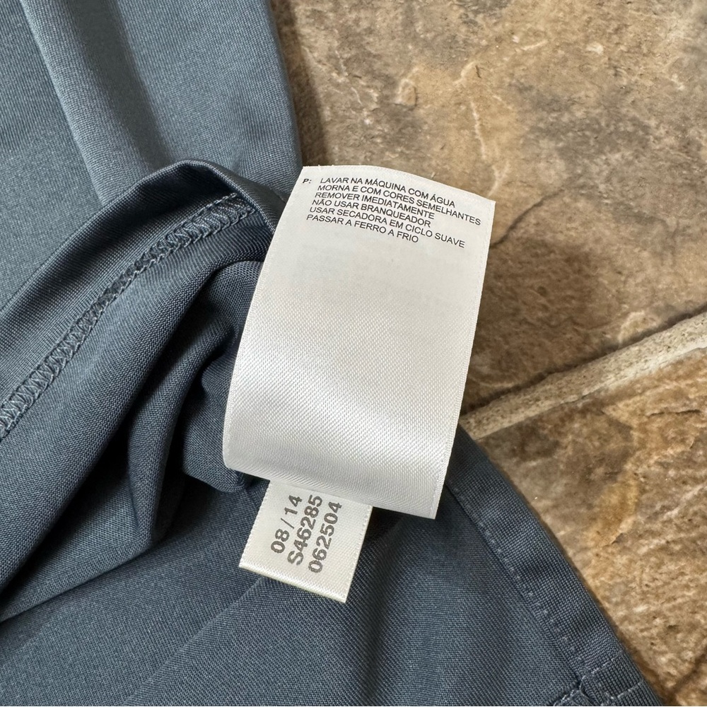 adidas Black Polo with White Shoulder Stripes - Picture 7 of 12